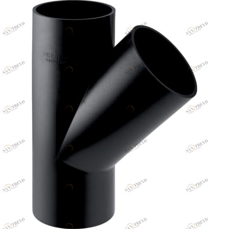 GEBERIT 369.139.16.1 Тройник Geberit PE 45° 