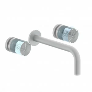 C22-1303 C22-1303 Настенный комплект для раковины на 3 отверстия НЕБЕСНЫЙ Cristal & Bronze CÉLESTE