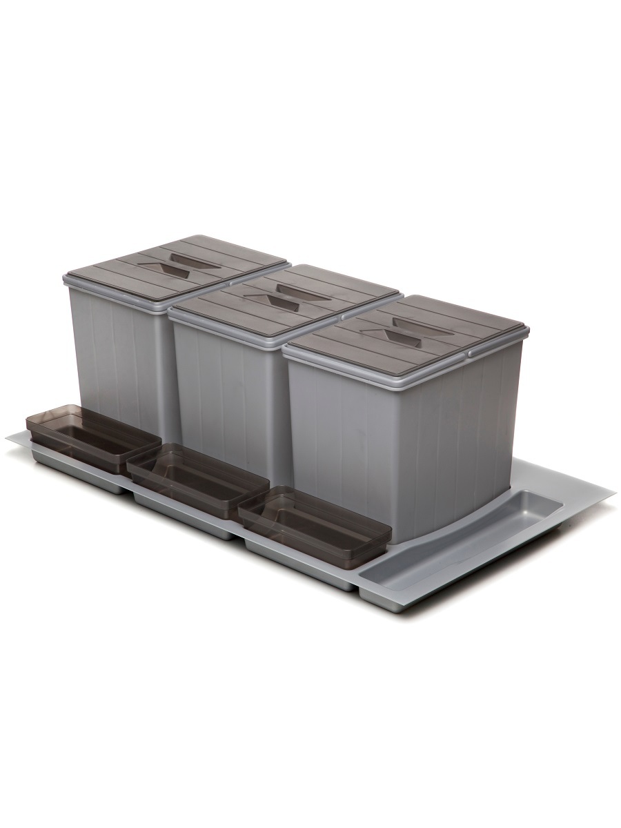 Система сортировки мусора Omega 900/47 Metallic Grey NAVAKO 10127