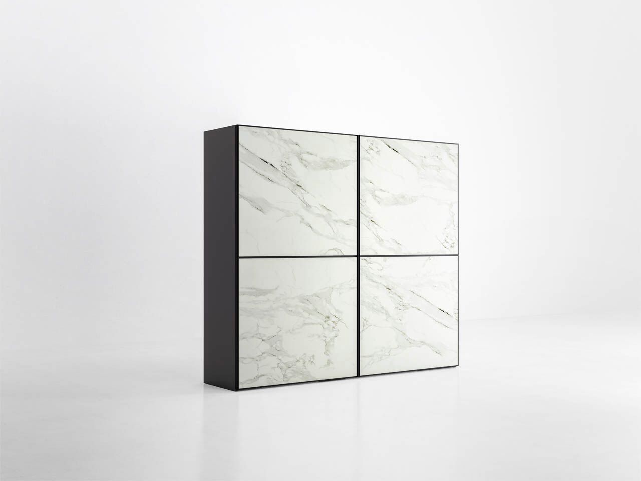 Секционный шкаф из дерева и стекла Pianca MURANO ARCH-00143343 - Вид №3