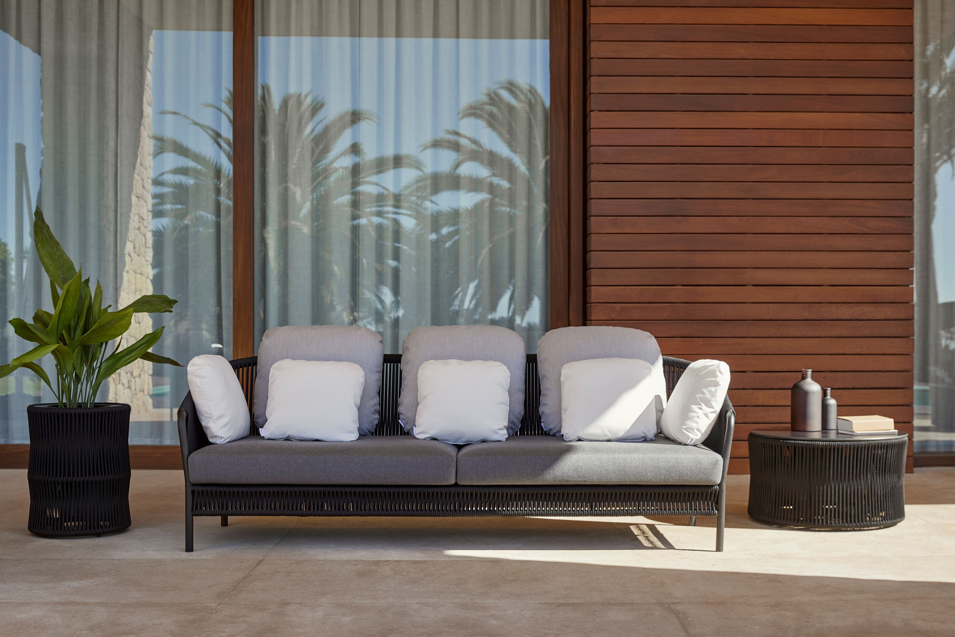 Круглый веревочный садовый столик POINT Weave ARCH-00038437 - Вид №3