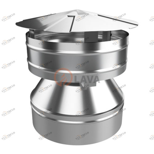 Зонт-дефлектор LAVA 200/300, нерж. 439 (0,5) 6596