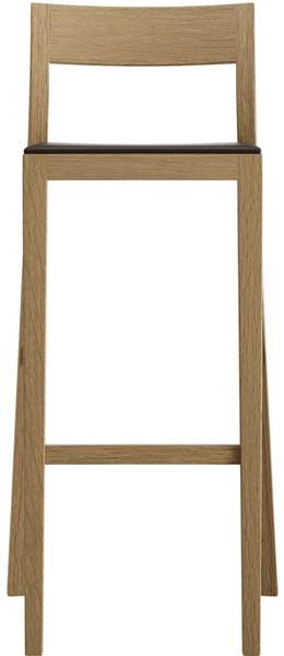 horgenglarus Высокий табурет из массива дерева со спинкой Lyra 11-680 - Вид №19
