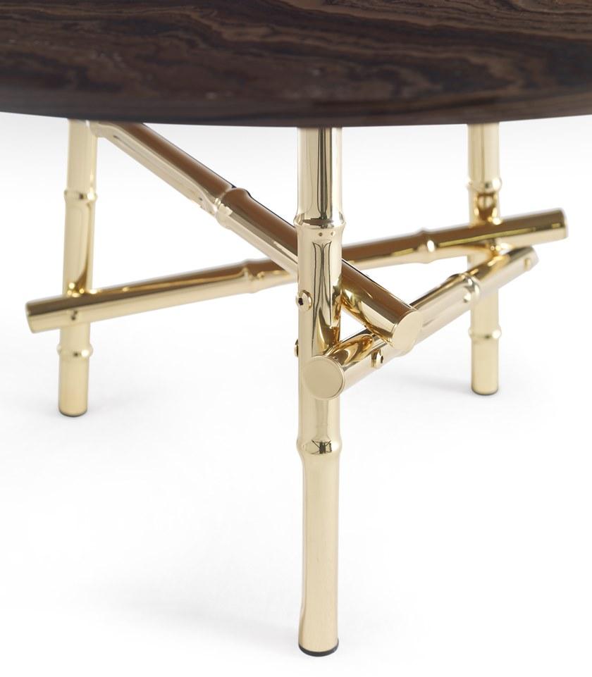 ETRO Home Interiors Круглый журнальный столик из мрамора эрамоза Samarcanda E.sam.232.a - Вид №4