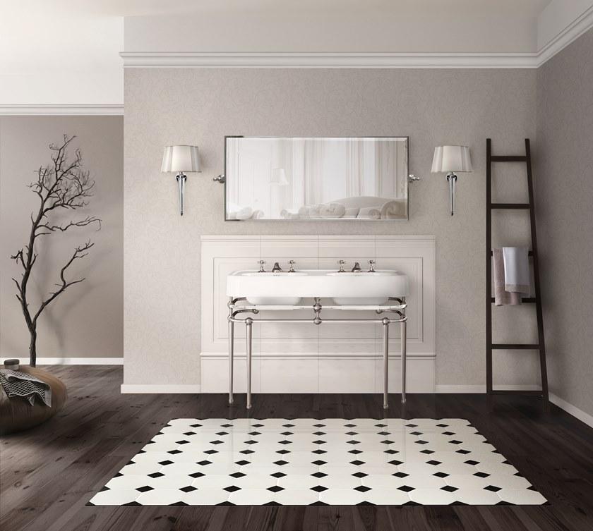 Devon&Devon Умывальник с двойной консолью и полотенцесушителем sun-id-1516251 - Вид №2