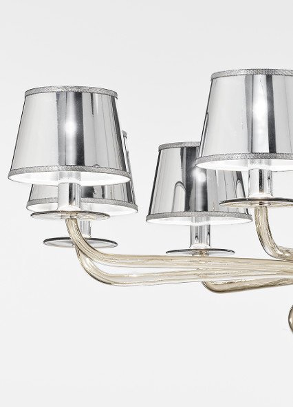 Люстра 2010/6 FU от Sylcom хром/дымчатая SYLCOM ДИЗАЙНЕРСКИЕ 247043 Хром  - Вид №2