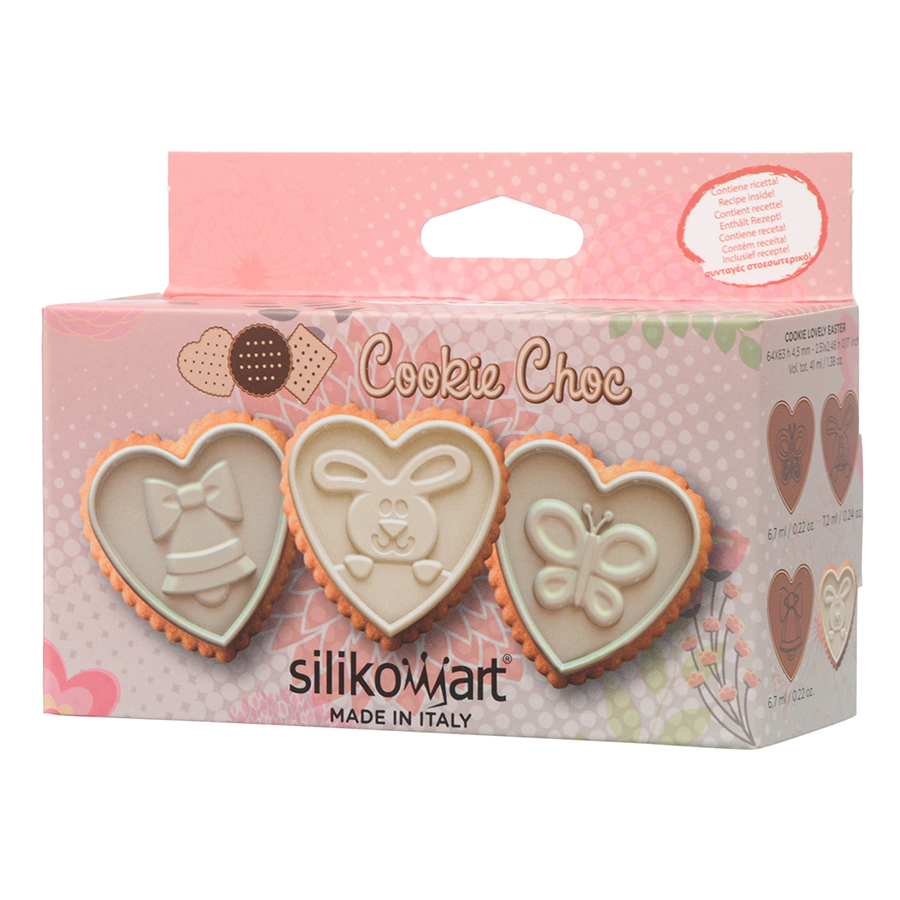 22.175.77.0165 Набор для приготовления печенья lovely easter slim силиконовая Silikomart  - Вид №4
