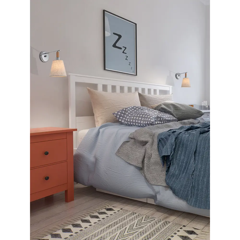 Настенный светильник Lamplandia L1473 Antolla, цвет серый STLM-2176639 - Вид №9