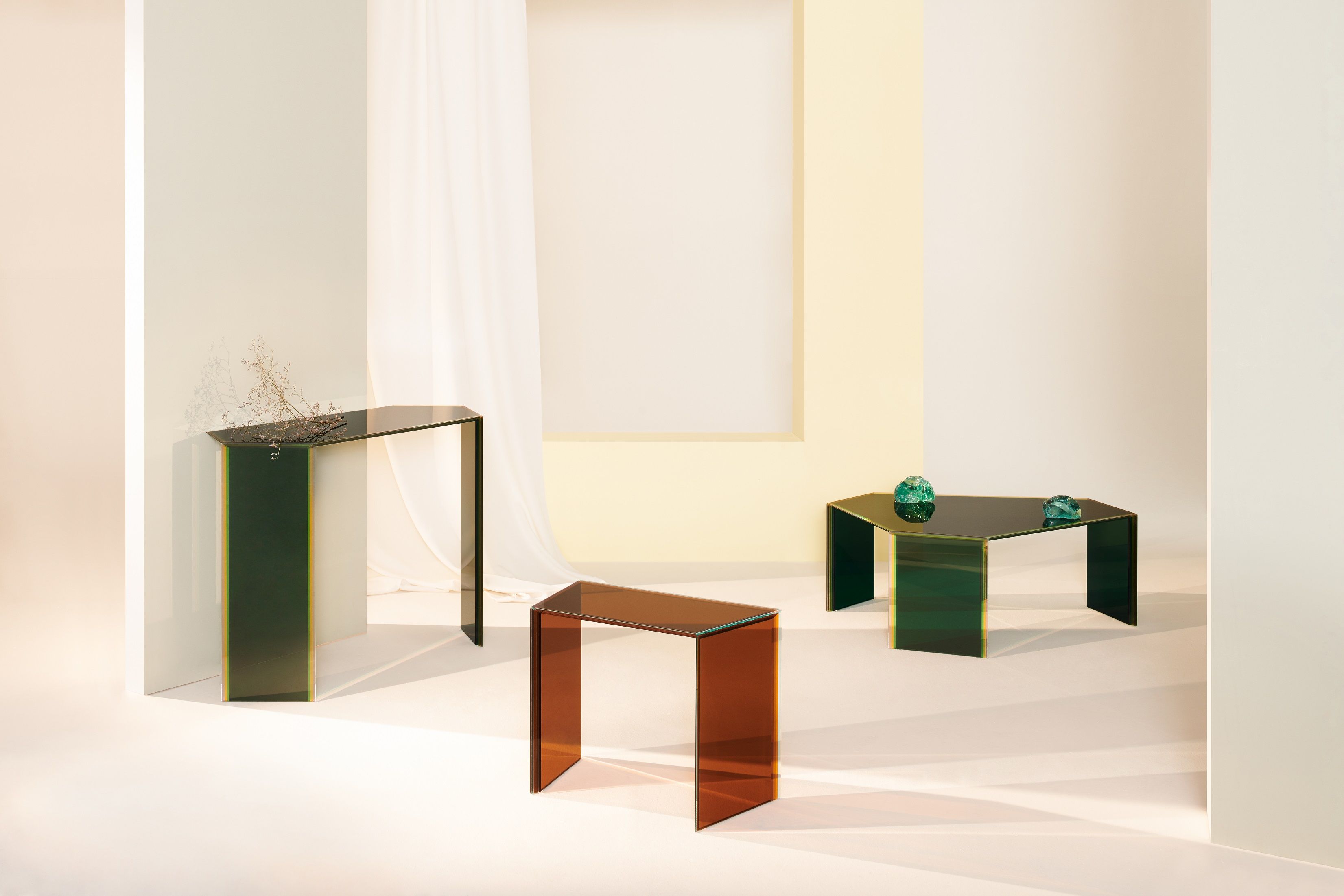 Хрустальный журнальный столик Glas Italia Bisel ARCH-00061849