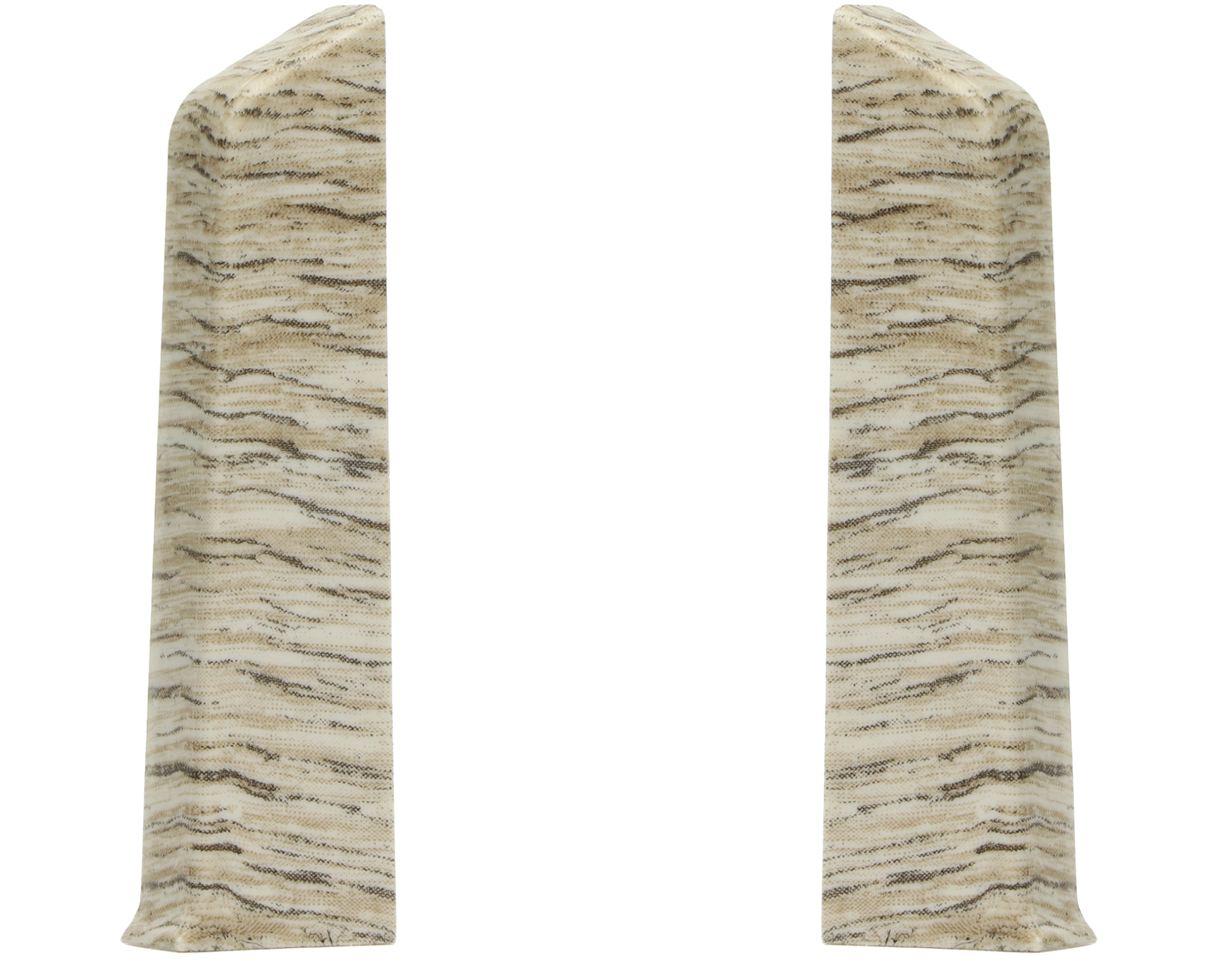 83411575 Заглушка левая и правая Дуб Суматра 80 мм 2 шт. STLM-0041147 Santreyd 