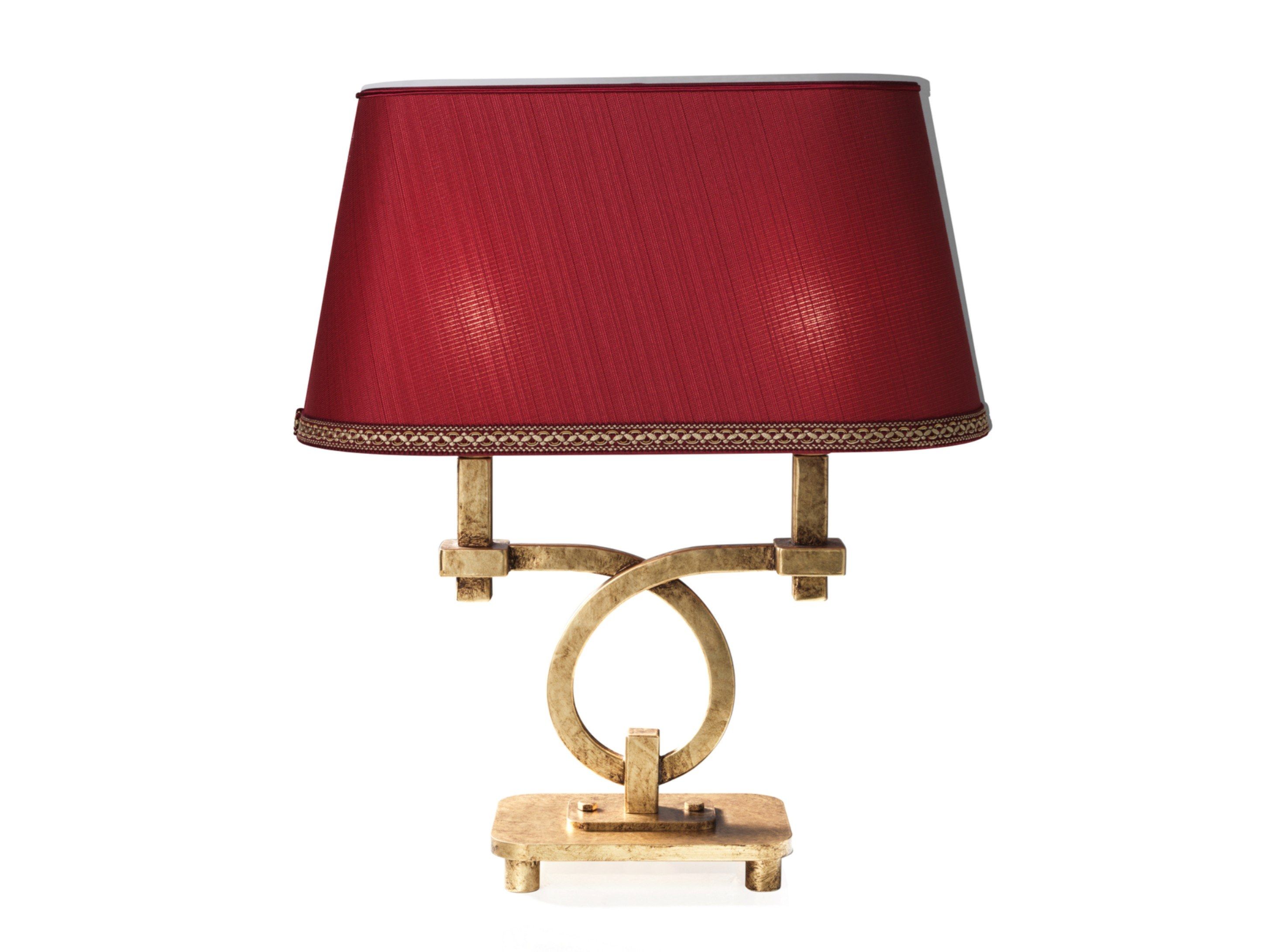 Металлическая настольная лампа с тканевым абажуром STILLUX Новые направления ARCH-00008975