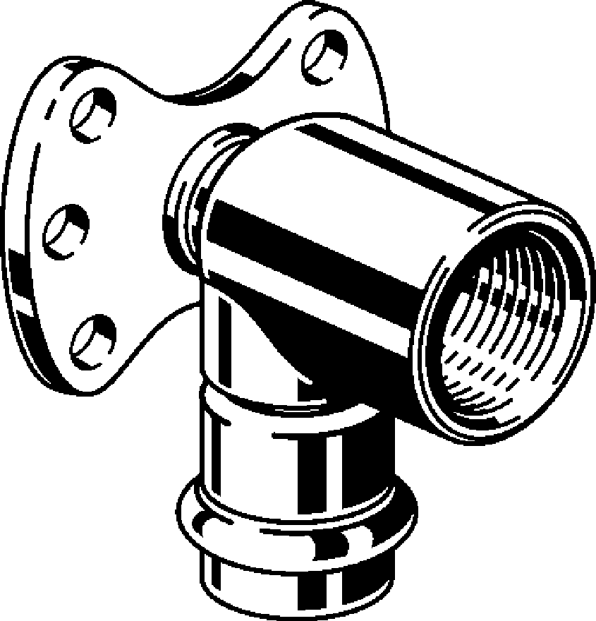 Viega Водорозетка Sanpress Inox 2325.5 (437282) 437 282 - Вид №1