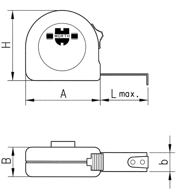 Würth Рулетка Strumenti misurazione di distanze sun-id-1507683 - Вид №3
