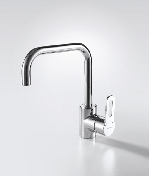 Смеситель для кухни с высоким поворотным изливом STREAM-D F737163C-2 bravat - Вид №1