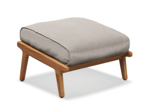 Прямоугольная Садовая подставка для ног из ткани и тика