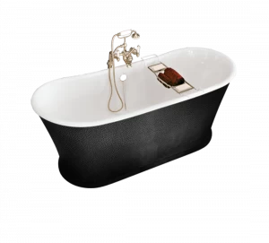 Gentry Home Новая Канада Cast iron bathtub Черная кожа GH103118