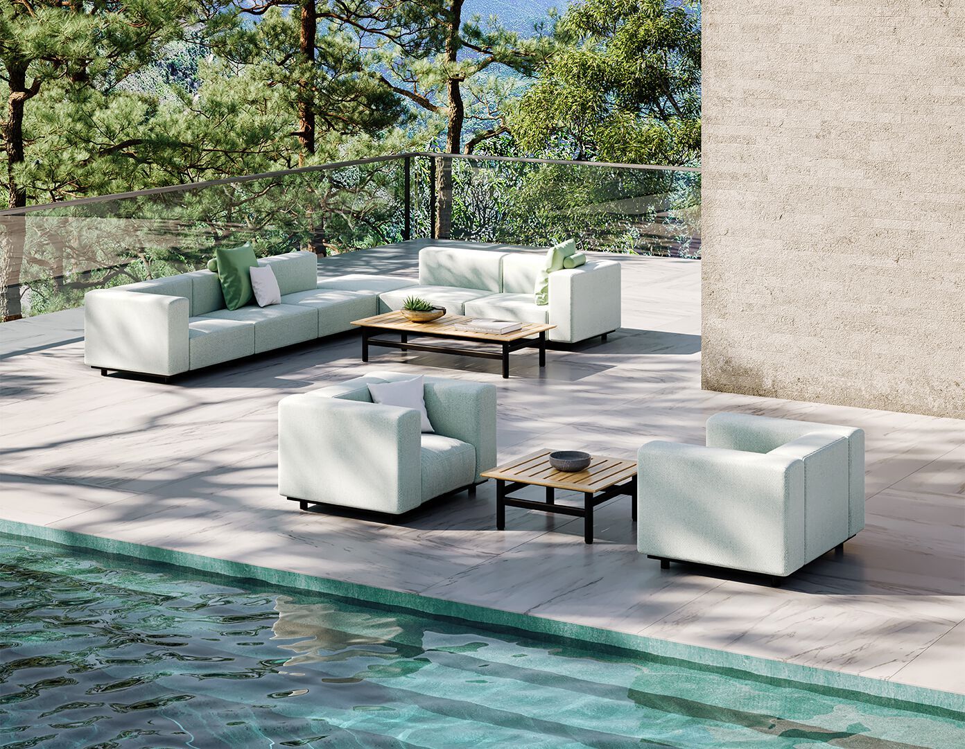 Ткань сад диван Walters Мыс ARCH-00116874 - Вид №6