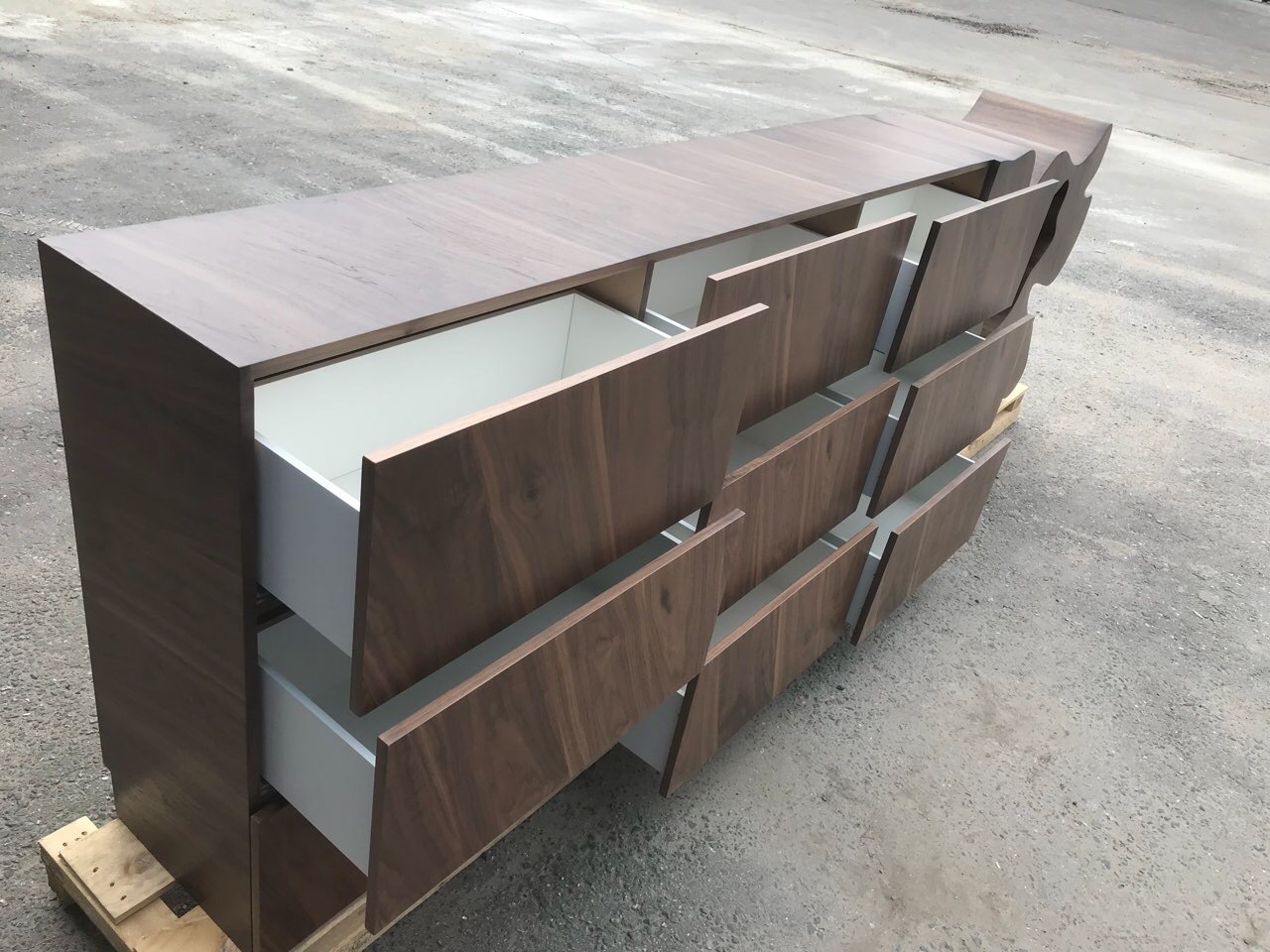 Комод с 6 ящиками орех "Пень толстый" от Odingeniy ODINGENIY ДИЗАЙНЕРСКИЕ, КОМОДЫ "ПЕНЬ" ОТ ODINGENIY 178423 Коричневый;орех  - Вид №6