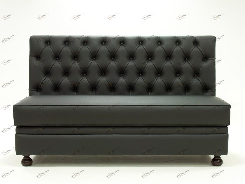 CREARTE COLLECTIONS Стеганая модульная кожаная скамья со спинкой  80 