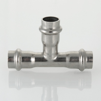 VTi.931.I.423542 Фитинг из нержавеющей стали – пресс-тройник Valtec 42 x 35 x 42 мм  - Вид №4