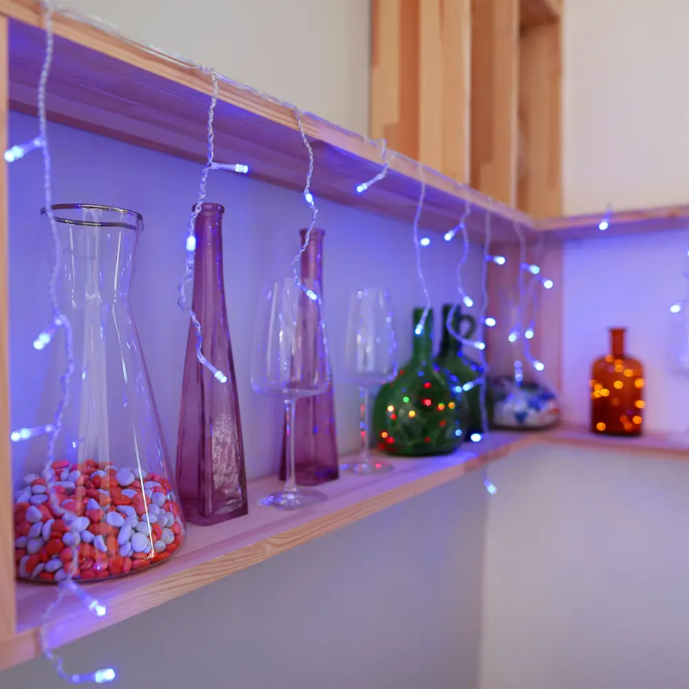 82956763 Гирлянда светодиодная Айсикл 1.8x0.5 м 48 LED цвет синий STLM-1451229 Santreyd  - Вид №3