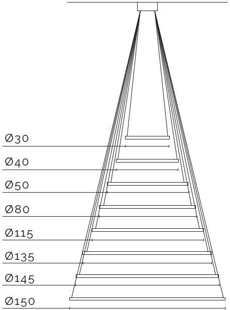 ZAVA Светодиодный подвесной светильник из алюминия Rings sun-id-1452839 - Вид №11