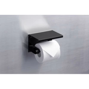 Бумагодержатель с полкой RUSH Edge ED77141Black