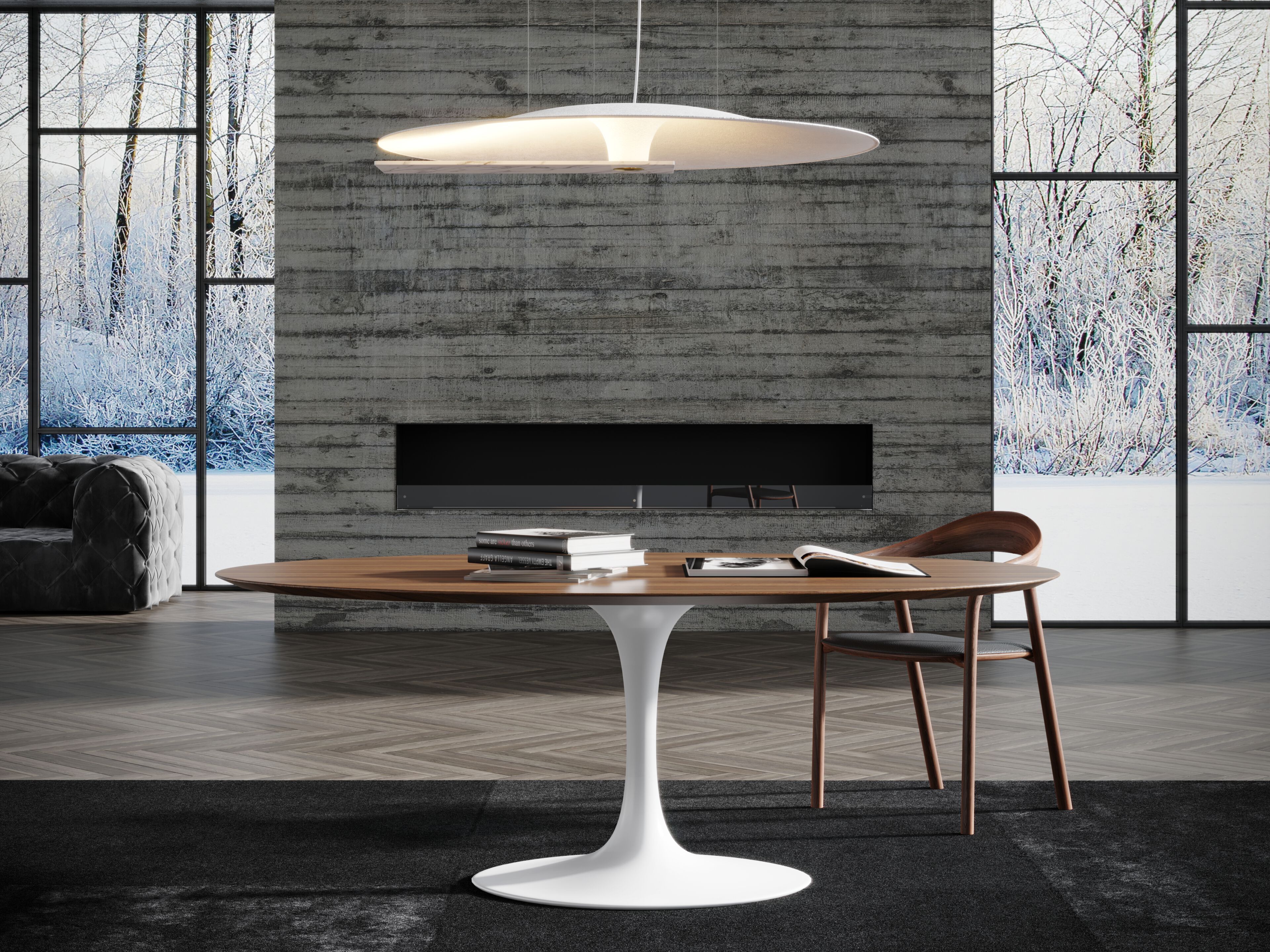 Светодиодная подвесная лампа из стекловолокна Hind Rabii солнечные часы ARCH-00066058 - Вид №7