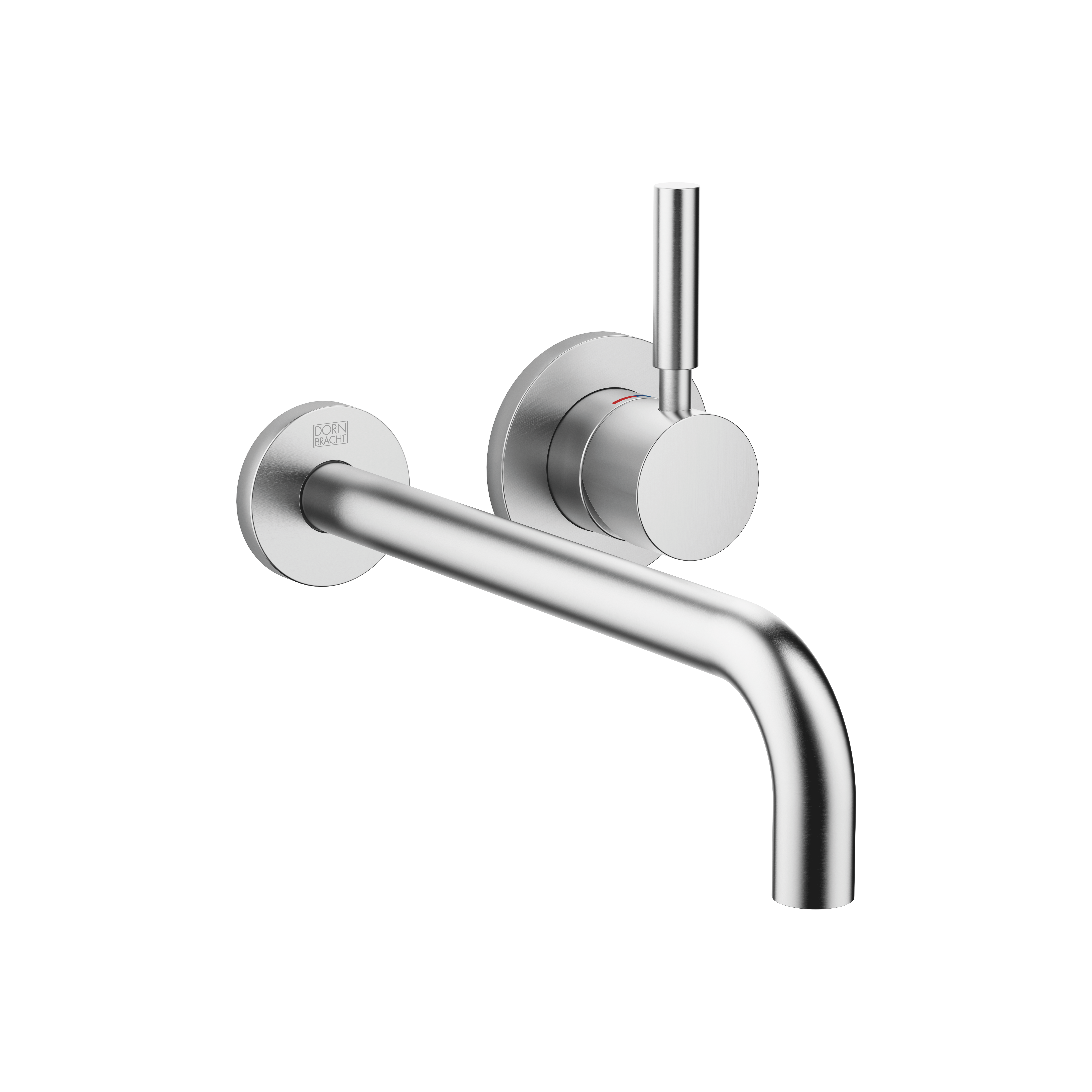 EDITION PRO Смеситель для раковины, однорычажный, настенный, без донного клапана - Матовый Хром 36816626-93 DornBracht