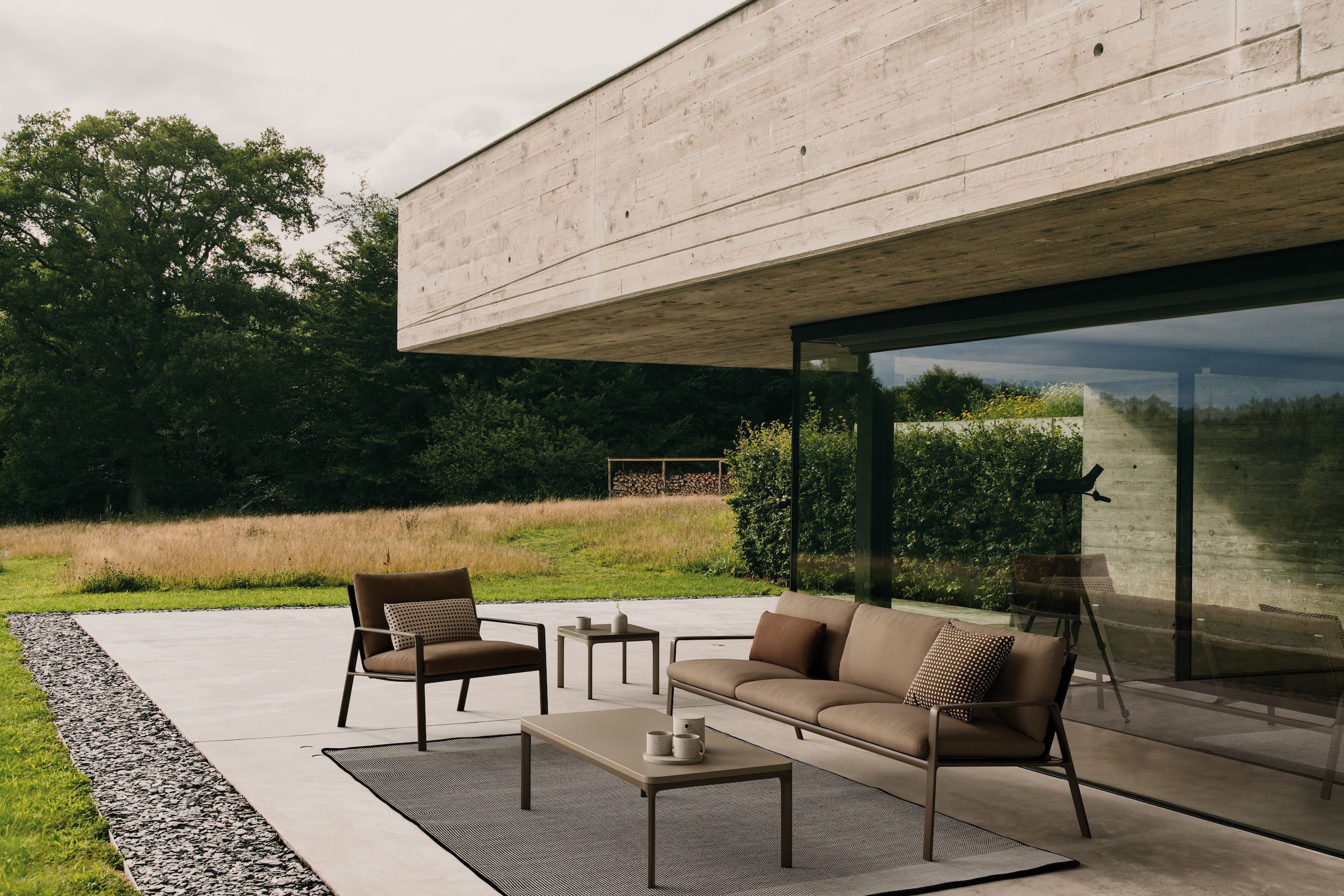 Квадратный низкий садовый столик Kettal Park Life ARCH-00079468 - Вид №3