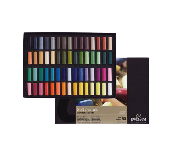 31823133 Набор пастели Rembrandt Люкс 60цв основные 1/2 картон.упак Основные цвета Royal Talens 