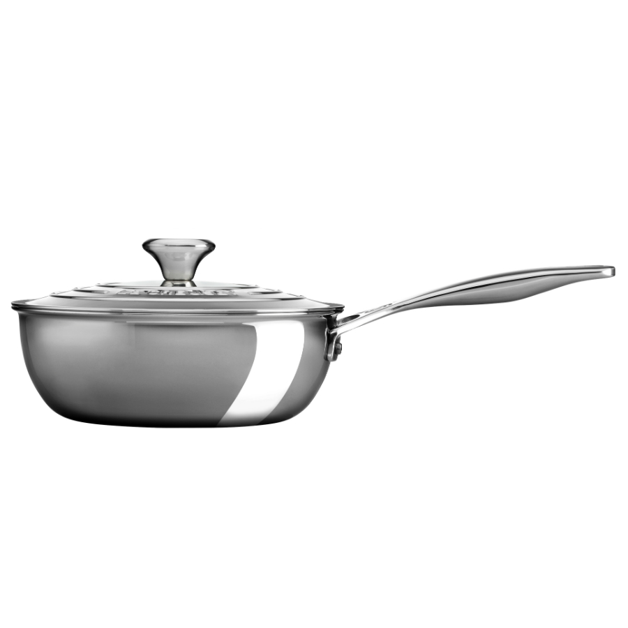 Сотейник Le Creuset, нержавеющая сталь, Ø20 см, серый 96601420000100 - Вид №2