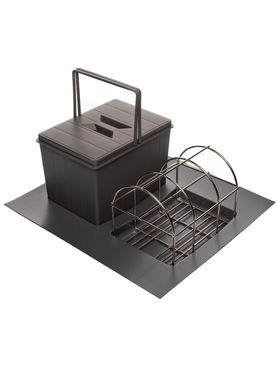 Система сортировки мусора Omega Duet 450/12 Anthracite NAVAKO 10186 - Вид №1