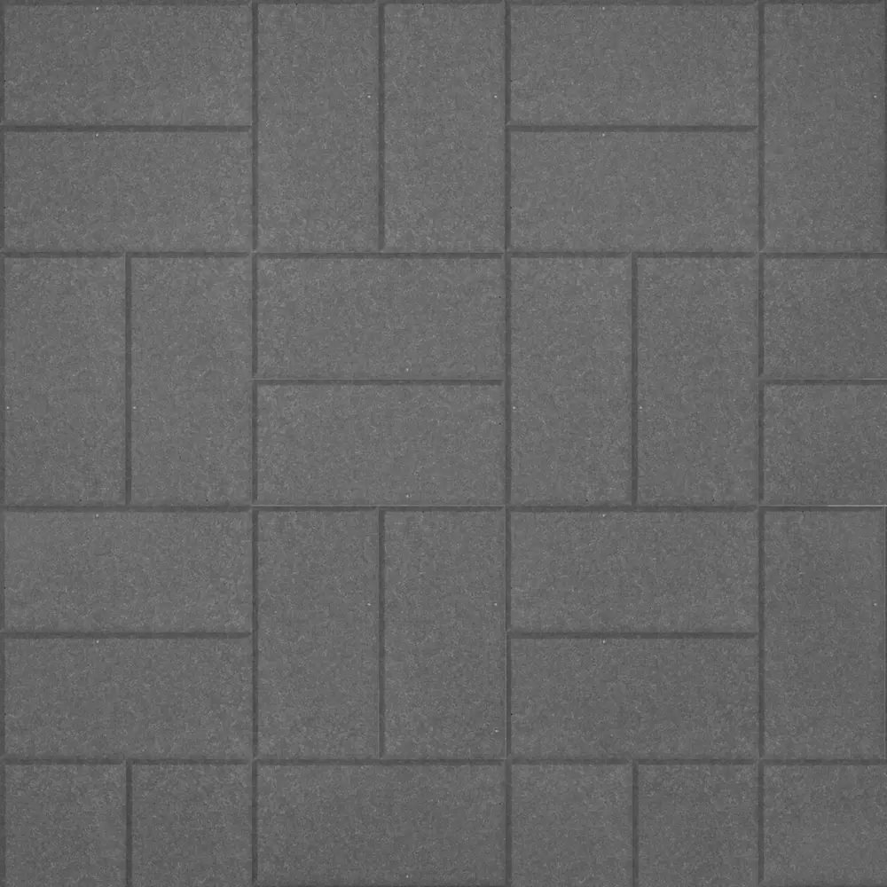 Тротуарная плитка Кирпичик 200x100x60 мм серый 82627386 STLM-2191755 Santreyd  - Вид №1