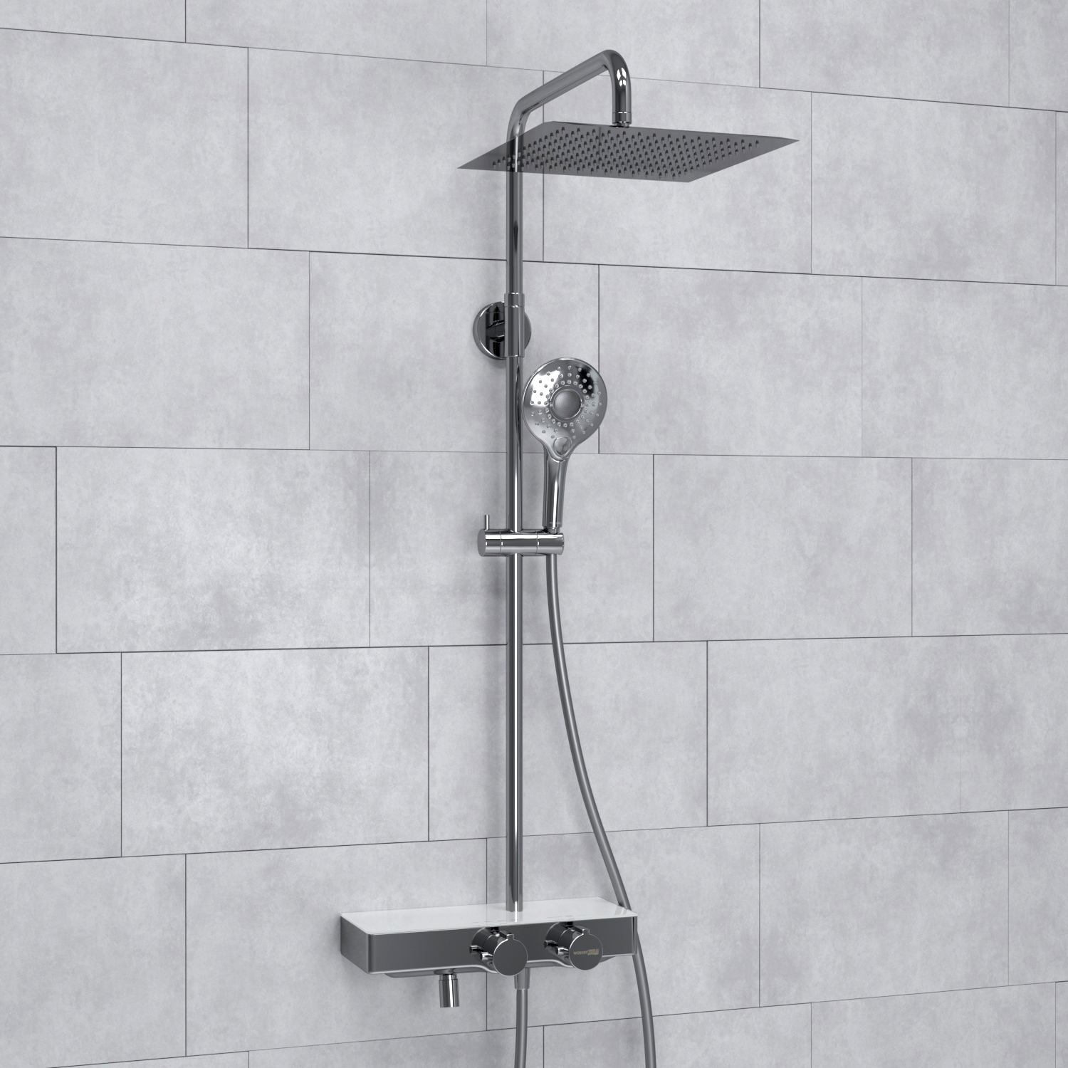 A113.118.101.CH Thermo Душевой комплект с термостатическим смесителем WasserKRAFT 