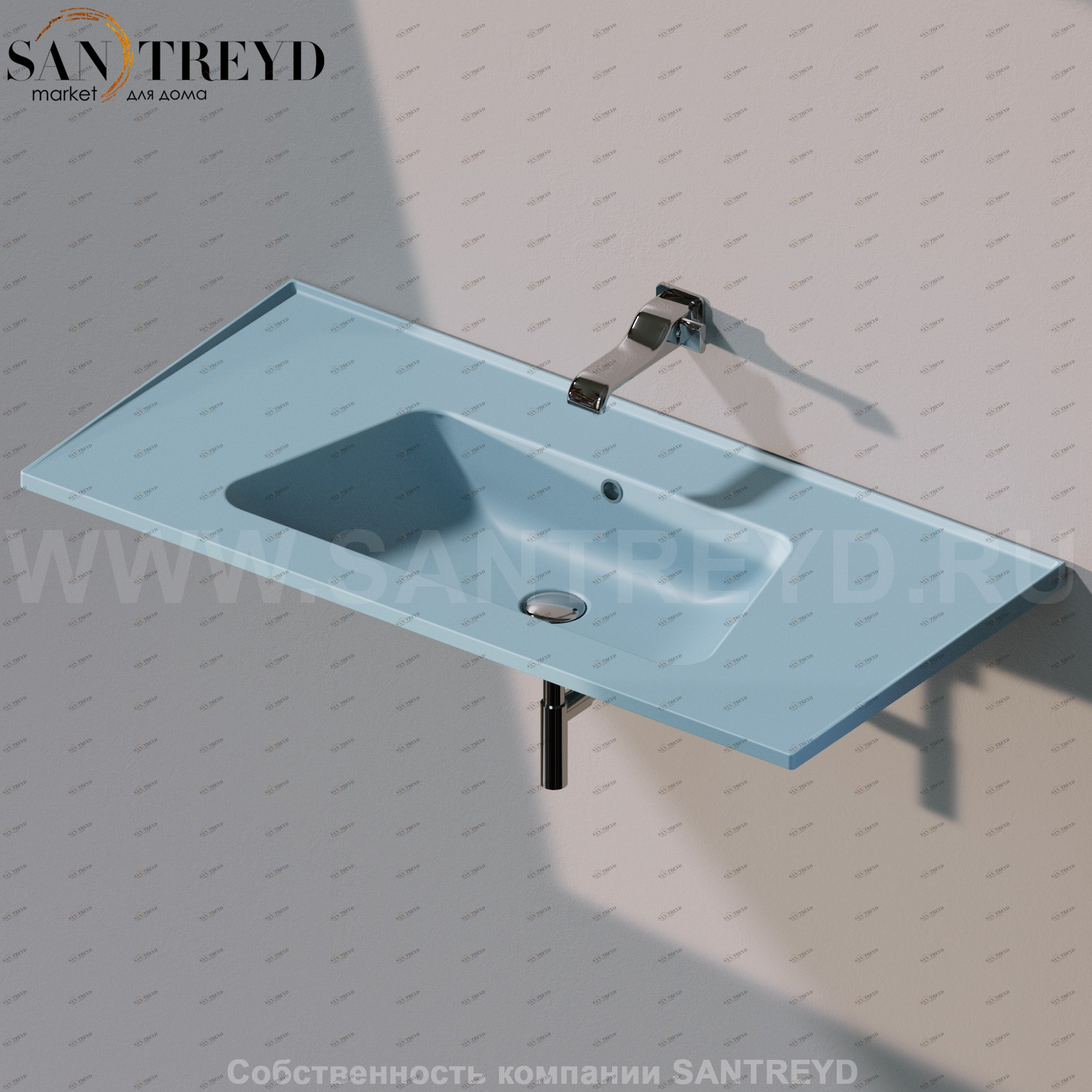 BM105L5014 Подвесная раковина настенная прямоугольная Ceramica Flaminia Bloom