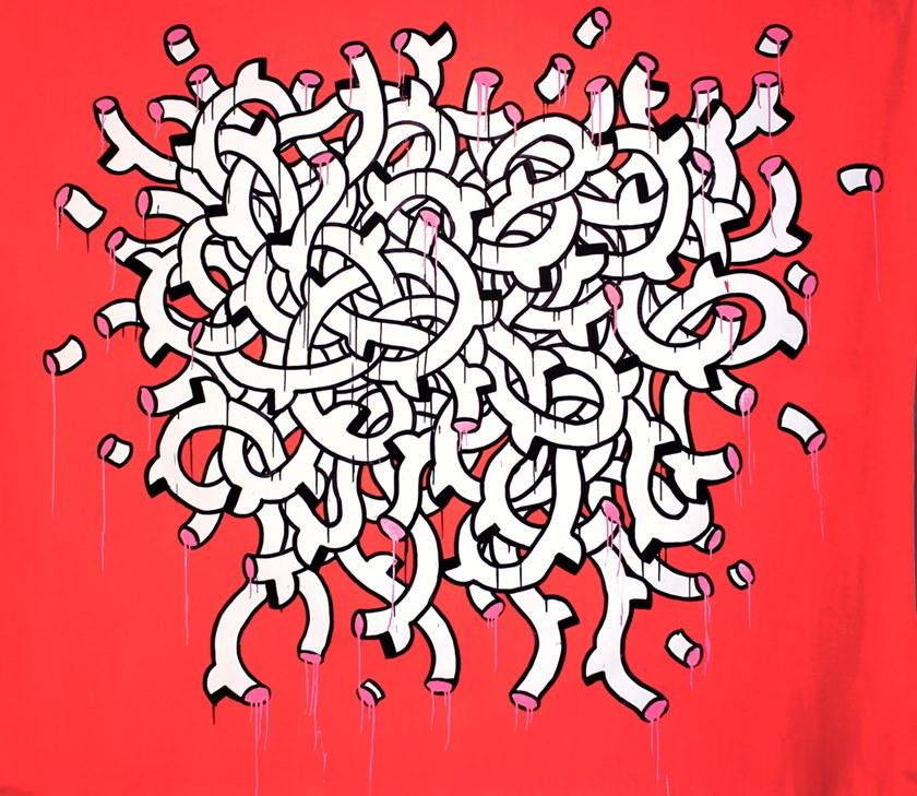 MOMENTI Авторский художественный принт Crazy home paintings Nc-015 - Вид №2