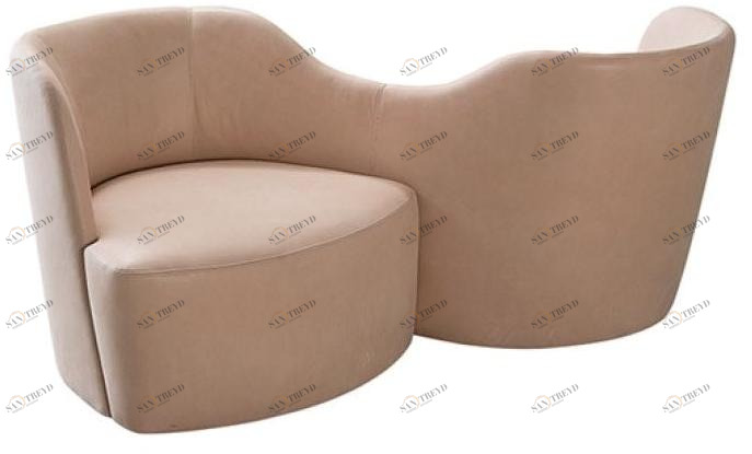 Casamilano Кресло из ткани с подлокотниками sun-id-1378555