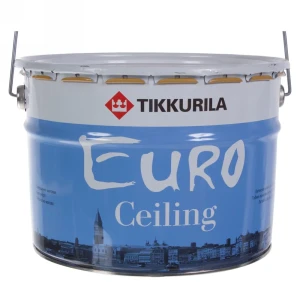 Краска для потолков Euro Ceiling 9 л цвет белый