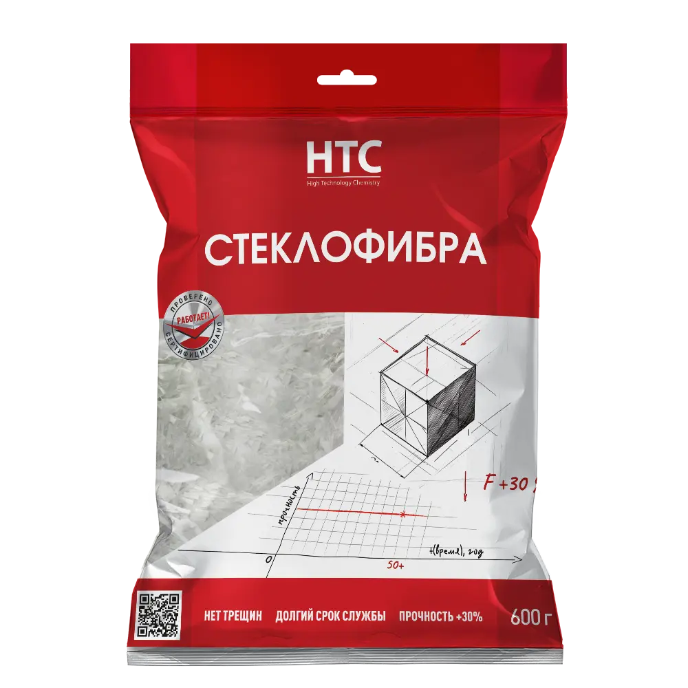 Фибра стекловолоконная НТС 600 г CEMMIX STLM-2032306