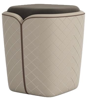 Reiggi Квадратный пуф из искусственной кожи  Ra308  - Вид №3