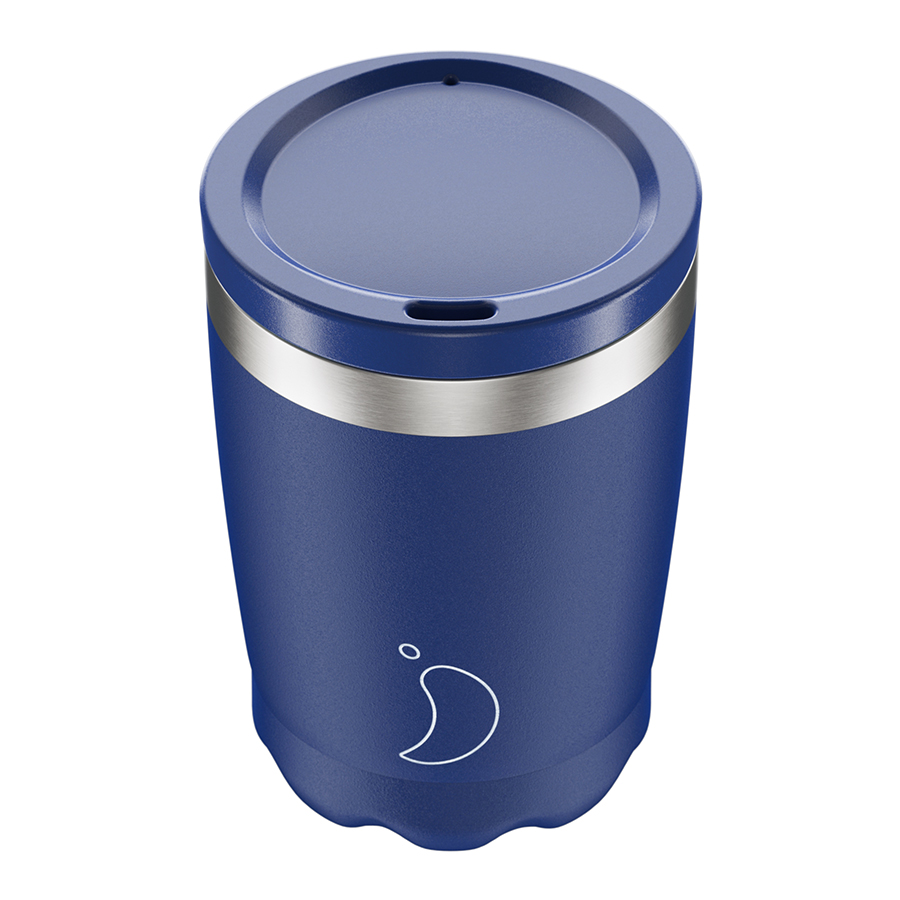 C340MABLU Термокружка coffee cup, 340 мл, синяя матовая Chilly's Bottles 