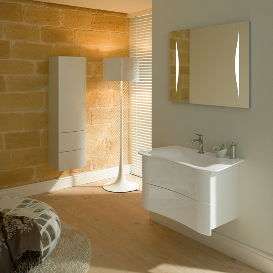 Композиция № 1 Ella Collection комплект мебели для ванной комнаты Burgbad 42085 - Вид №1