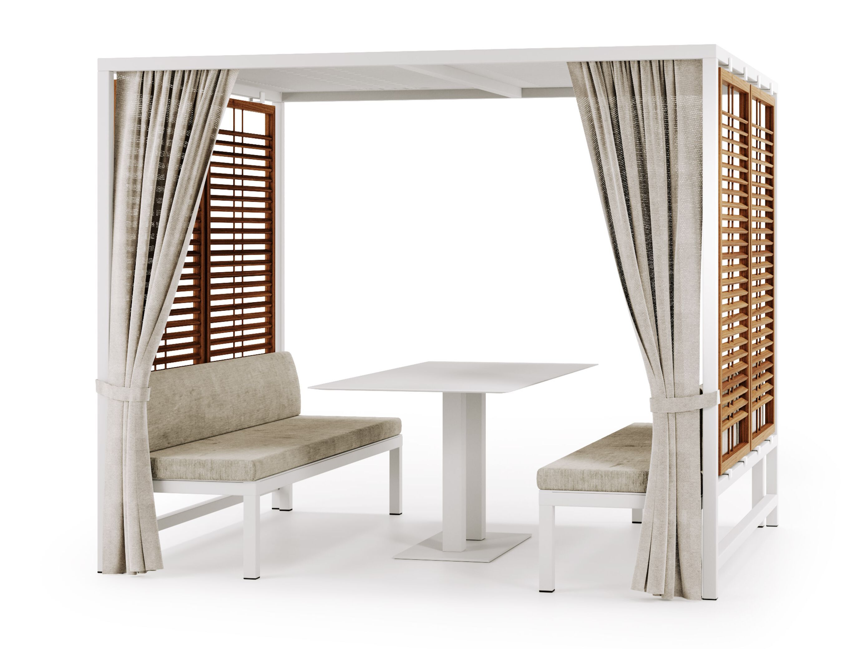 Алюминиевая беседка со столом Atmosphera альков ARCH-00084881 - Вид №19