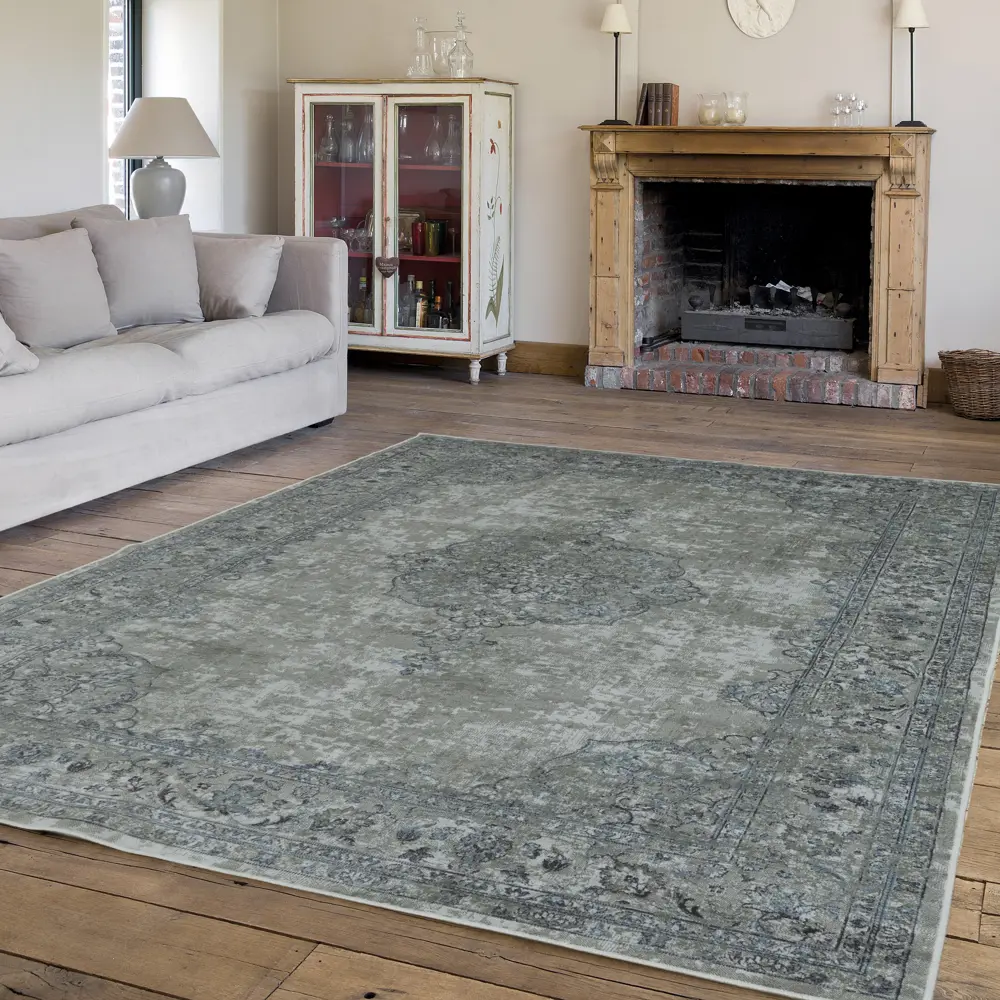 Ковер Ragolle Amalfi 160x230 см вискоза 927909/6646 цвет серый 89436955 STLM-2122424 