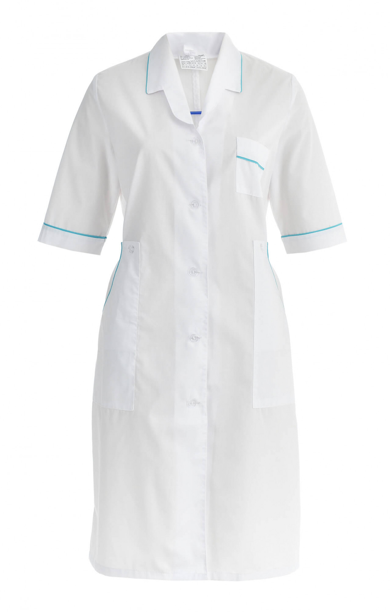 63629 Халат "Оксана"  Медицинская одежда  размер 62/170-176 Спецодежда 