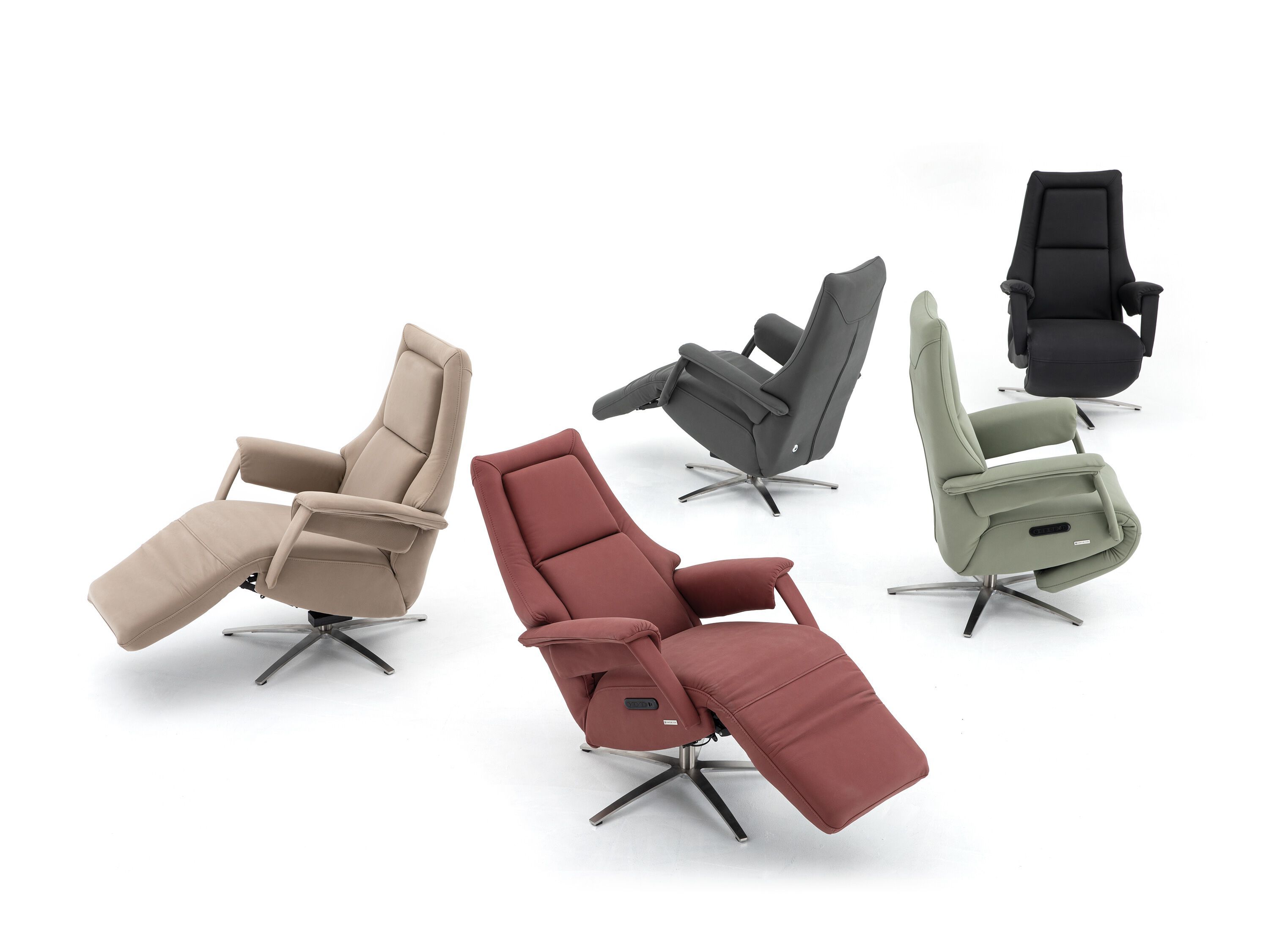 Кожаное вращающееся кресло с электрическим движением CAMPO DE' FIORI CL031 ARCH-00024754 - Вид №23