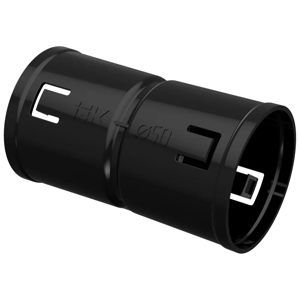 Муфта для двустенной трубы D50 мм цвет черный 84997689 STLM-2081440 IEK 