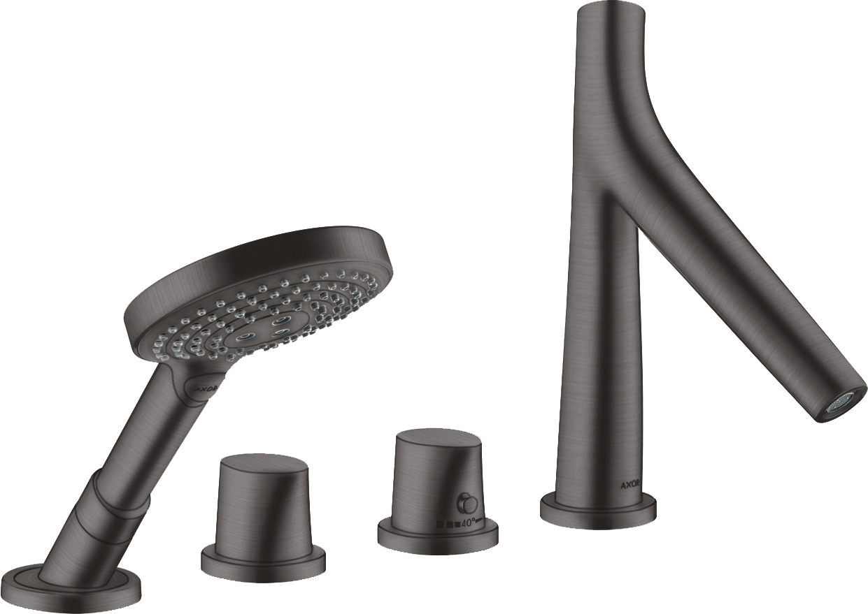 12426340 Смеситель для ванны термостатический AXOR STARCK ORGANIC на 4 отверстия