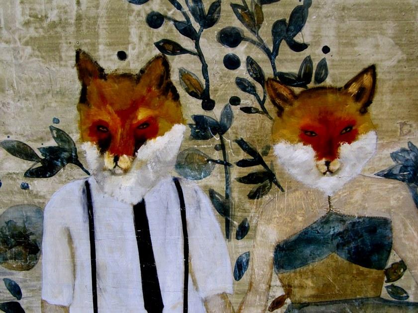 ICI ET LÀ Смешанная техника на холсте K. fabrizzi Kf10b - Вид №2